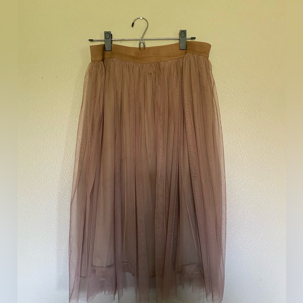 Beautiful Brown Tulle Skirt